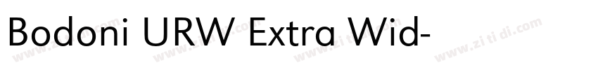 Bodoni URW Extra Wid字体转换